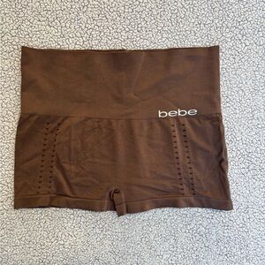 Bebe Brown Women's Shapewear Shorts Size 3X